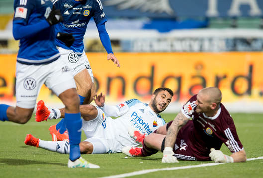 Djurgårdens Othman El Kabir gör 2-1 målet