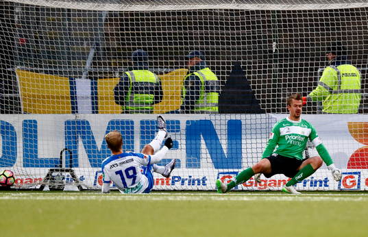 Mål 1-1 av Norrköpings Sebastian Andersson