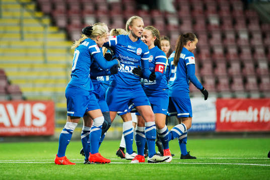 Eskilstunas spelare jublar