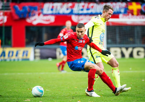 Jönköpings Tommy Thelin mot Helsingborgs Jordan Larsson