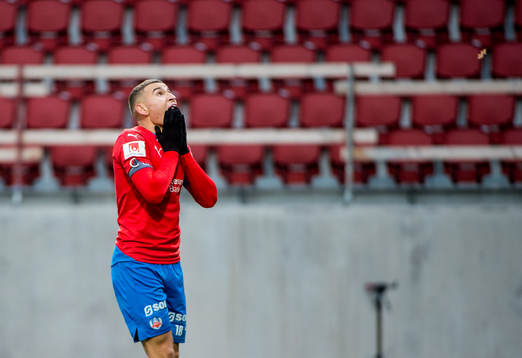 Helsingborgs Jordan Larsson deppar