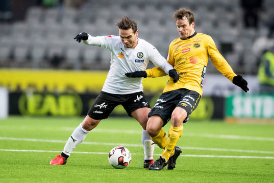 Örebros Nordin Gerzic och Elfsborgs Henning Hauger