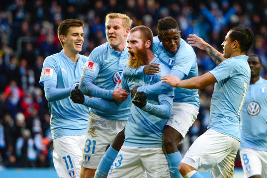 Malmö FFs Jo Inge Berget jublar