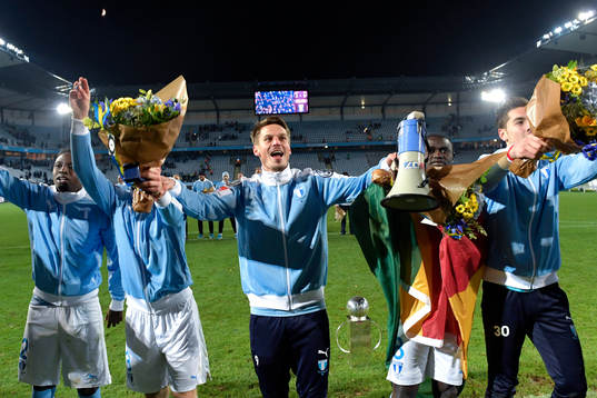 Malmö FFs Markus Rosenberg jublar