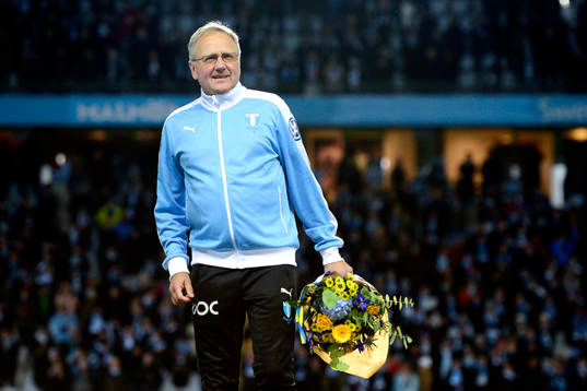Malmö FFs läkare läkare Pär Herbertsson jublar för