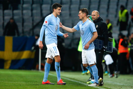 Malmö FFs Alexander Jeremejeff byts ut mot Markus Rosenberg