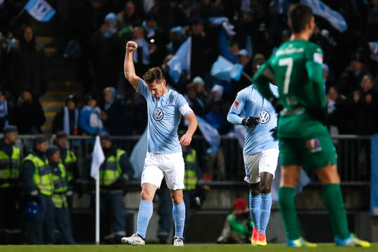 Malmö FFs Markus Rosenberg jublar