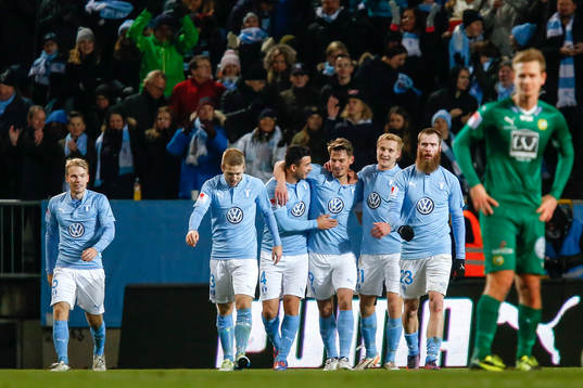 Malmö FFs Markus Rosenberg jublar