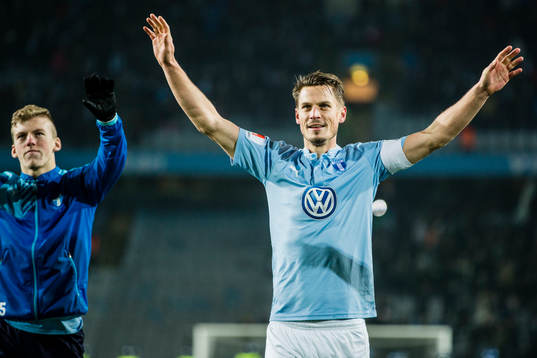 Malmö FFs Markus Rosenberg jublar
