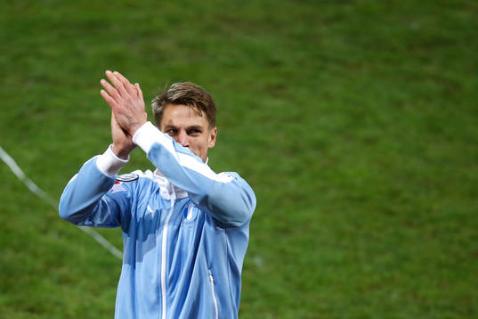 Malmö FFs Markus Rosenberg tackar publiken