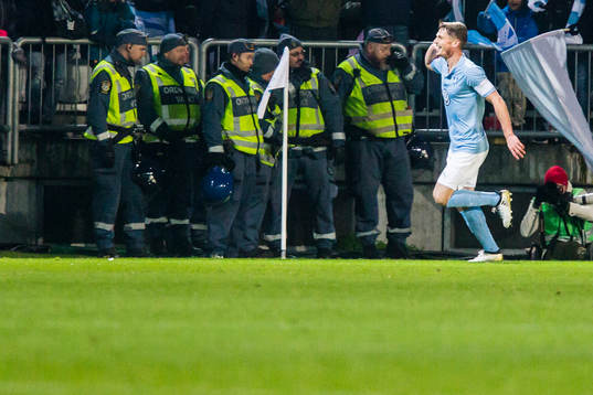 Malmö FFs Markus Rosenberg jublar