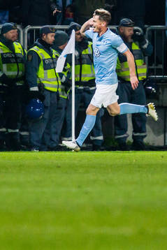 Malmö FFs Markus Rosenberg jublar