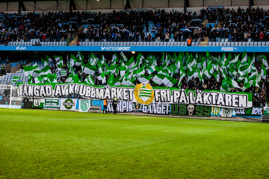 Hammarbys supportrars tifo