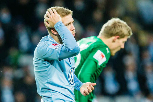 Malmö FFs Anton Tinnerholm deppar