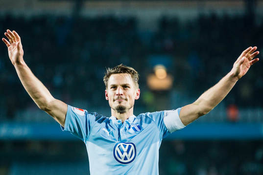 Malmö FFs Markus Rosenberg jublar