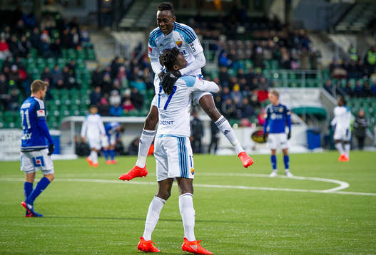Djurgårdens Michael Olunga och Philana Tinotenda Kadewere