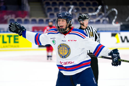 Stockholm Nords William Persson jublar