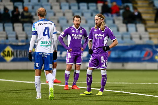 IFK Göteborgs Tobias Hysén och Elías Már Ómarsson
