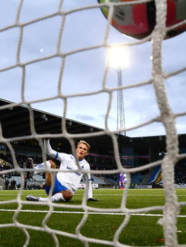 Norrköpings Sebastian Andersson gör mål 1-1
