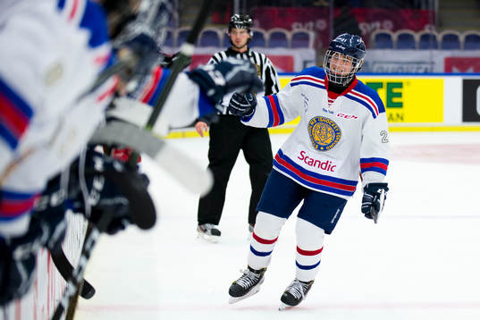 Stockholm Nords Isak Salqvist jublar