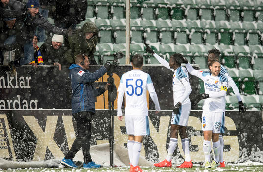 Djurgårdens Philana Tinotenda Kadewere jublar