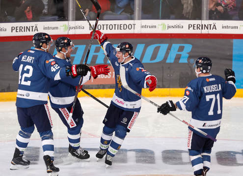 Finland´s Ilari Melart, Finland´s Miro Aaltonen and