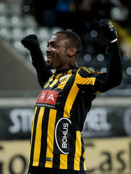 Häckens John Owoeri jublar