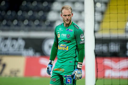 Falkenbergs målvakt målvakt Alexander Lundin