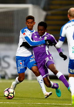 Norrköpings Tesfaldet Tekie och IFK Göteborgs Mikael Boman