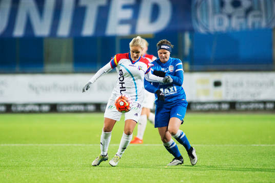 Hovås Billdals Ella Wallfur Skiljic och Eskilstunas Ida