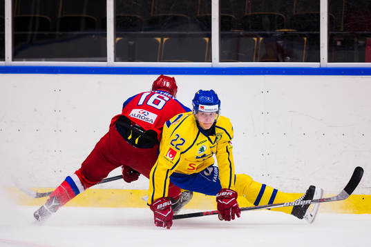 Rysslands Igor Shvyrev och Sveriges Elias Pettersson