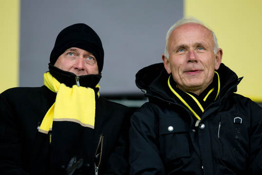 Häckens sportchef Sonny Karlsson och Klubbdirektör Dennis