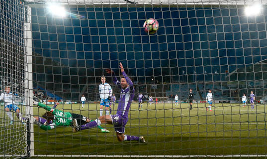 Mål 3-1 av Norrköpings Nicklas Bärkroth
