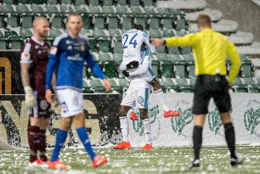 Djurgårdens Philana Tinotenda Kadewere jublar