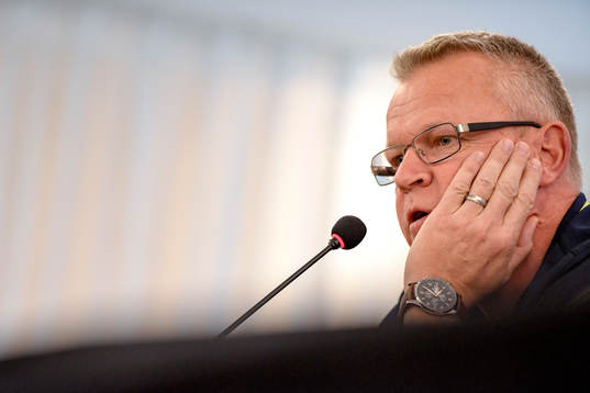 Sveriges förbundskapten Janne Andersson