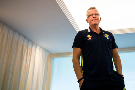 Sveriges förbundskapten Janne Andersson