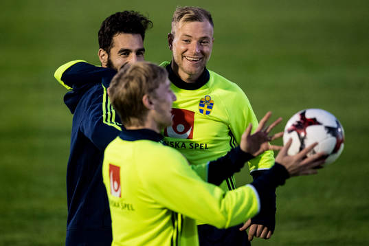 Jimmy Durmaz, John Guidetti och Emil Forsberg