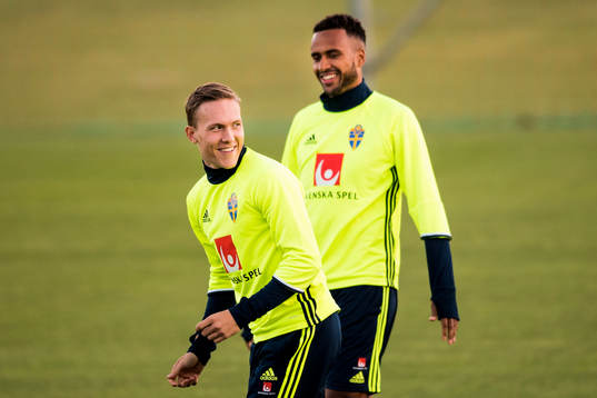 Ludwig Augustinsson och Isaac Kiese Thelin