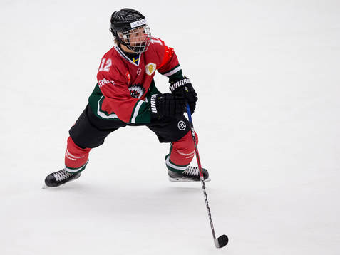 Frölundas Joni Ikonenunder ishockeymatchen i CHL mellan