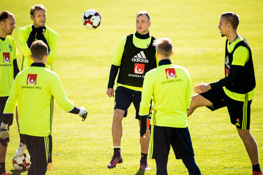 Andreas Granqvist, Ola Toivonen, John Guidetti och Pontus