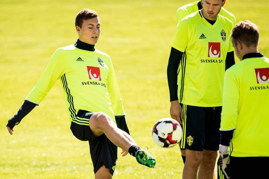 Victor Nilsson Lindelöf och Andreas Granqvist