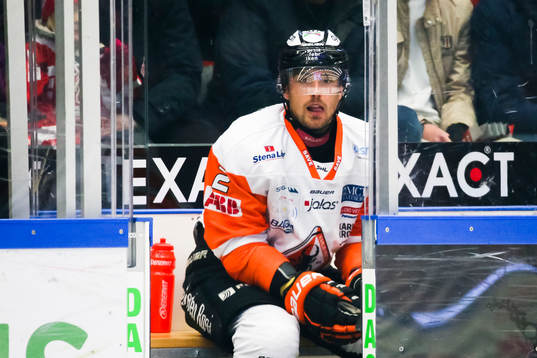 Karlskronas Robin Gartner deppar i utvisningsbåset