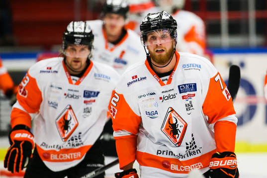 Karlskronas Viktor Amnér och Joachim Rohdin deppar