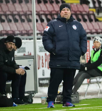Eskilstuna Uniteds tränare Viktor Eriksson