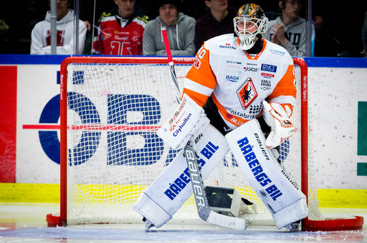 Karlskronas målvakt Johan Holmqvist