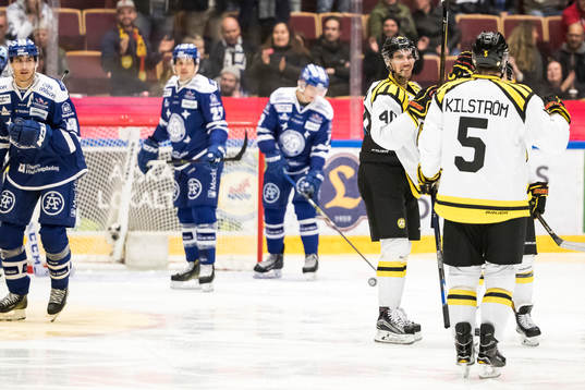 Brynäs Jesper Jensen jublar