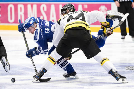 Leksands Martin Grönberg och Brynäs Jacob Blomqvist i
