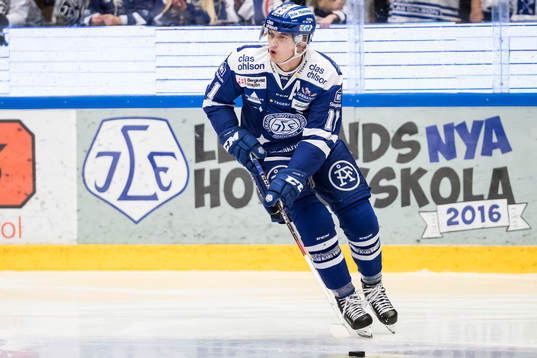 Leksands Martin Karlsson  i ishockeymatchen i SHL mellan