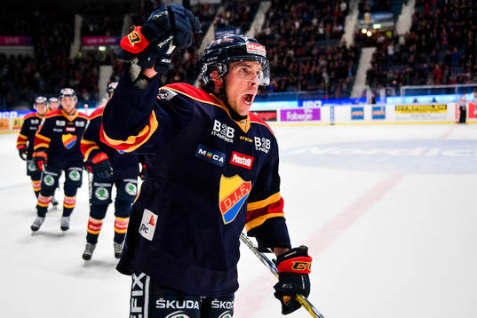 Djurgårdens Matt Anderson jublar