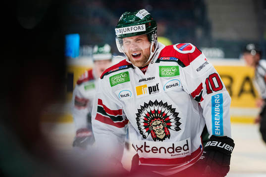 Frölundas Sean Bergenheim deppar